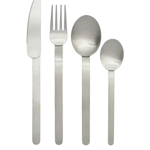 Stelo Cutlery - Set 4 - Brushed Stainless Steel
