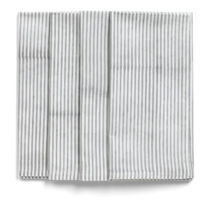 Stripe Napkins Light Grey