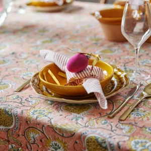 Stripe napkins Orange