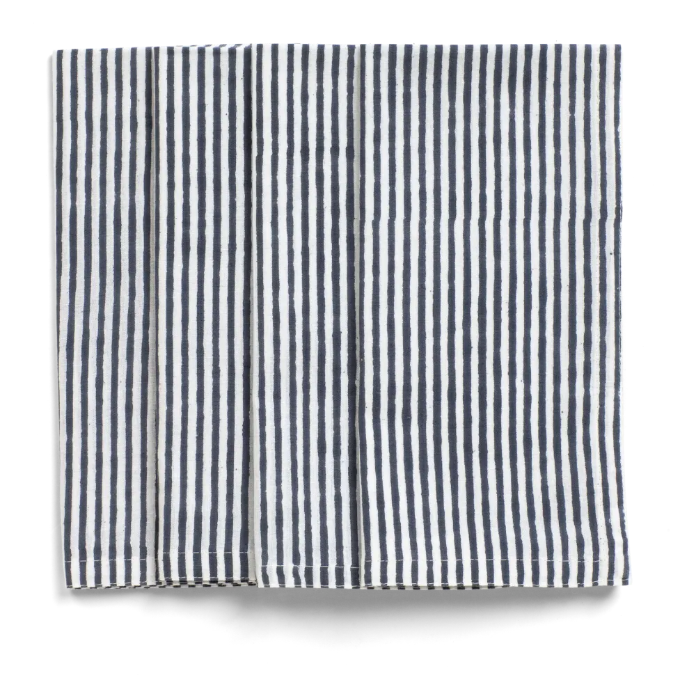 Stripe Napkins Sea Blue