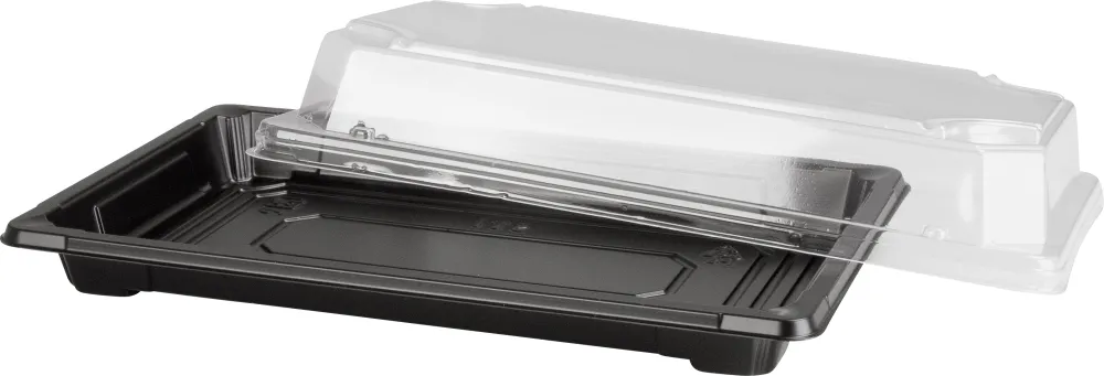 Sushiform 500ml inklusive lock Svart/Klar 400st
