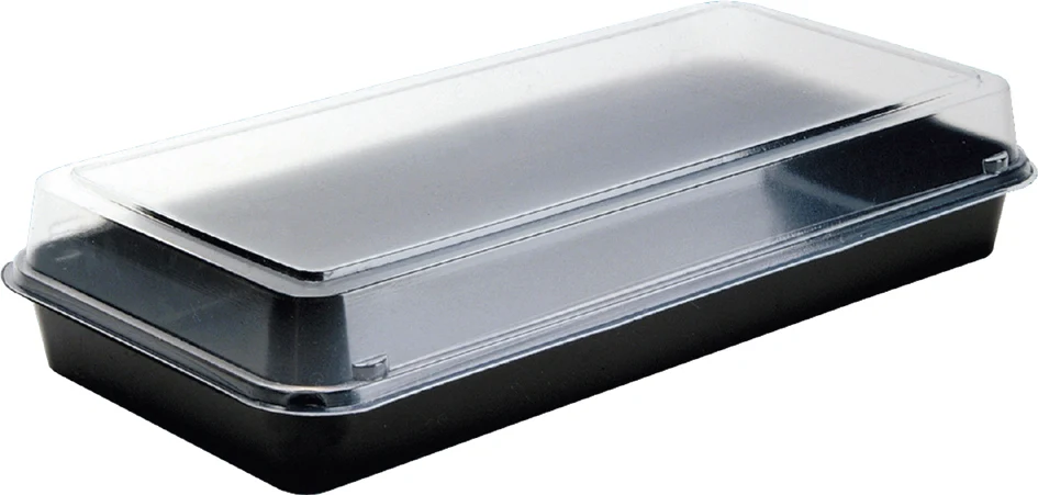 Sushiform lunch inklusive lock 750ml Svart/Transparent 160st