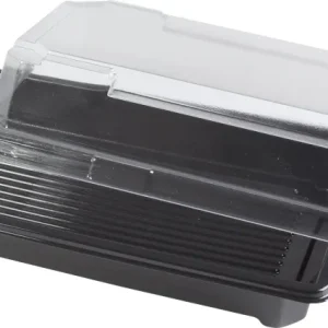 Sushiform maki 300ml inklusive lock Svart/Klar 400st