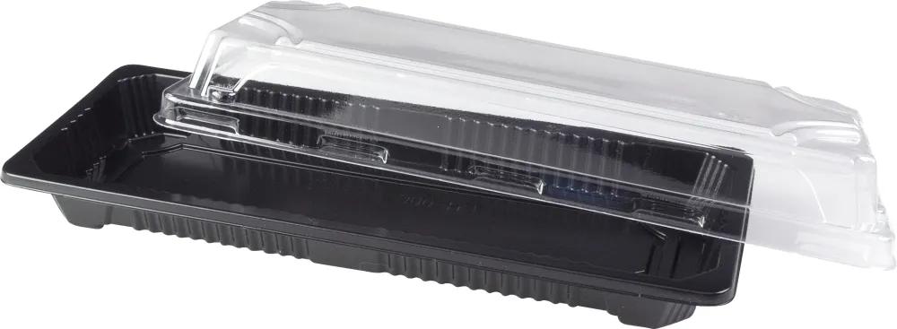 Sushiform maki 330ml inklusive lock Svart/klar 400st