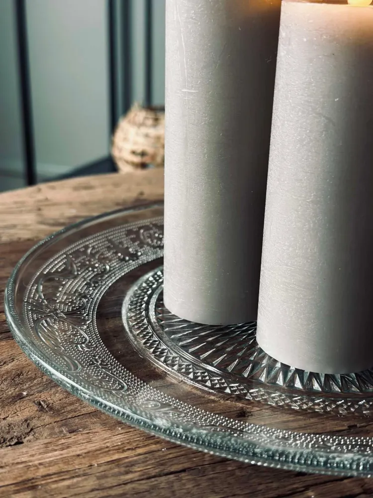 Tallrik i glas - 25 cm