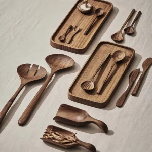 Tell Me More Teak Tray