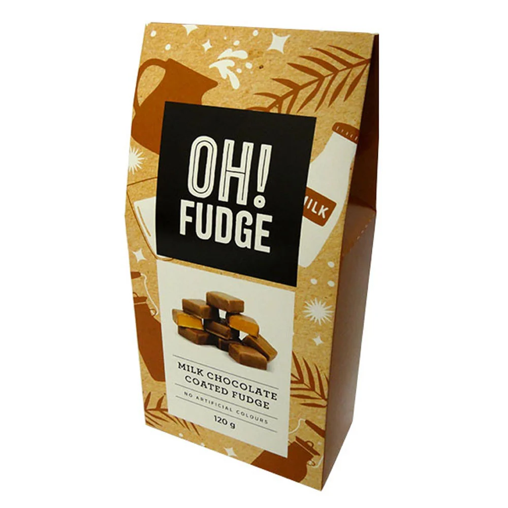 åh! Fudge Milk Chocolate Coated Fudge 120G (Box) The Professors