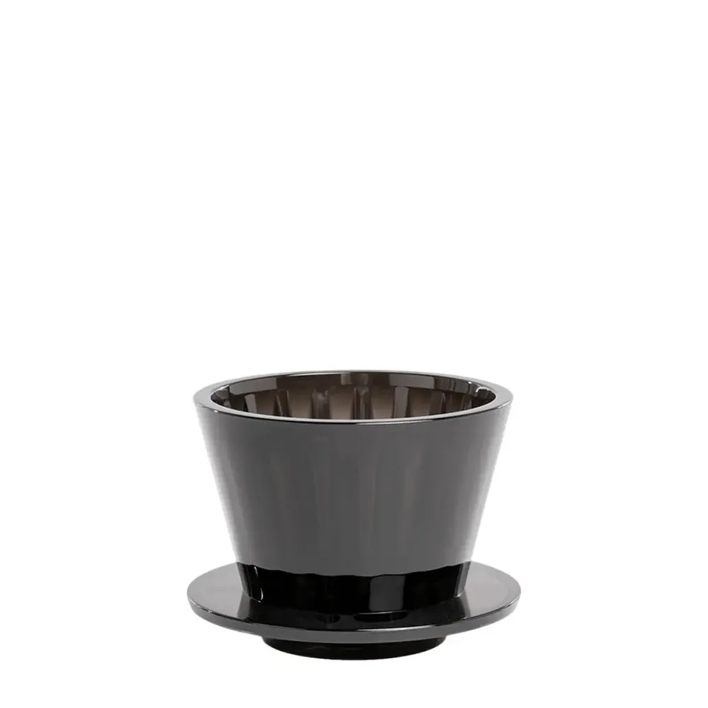 Timemore Crystal Eye B75 Plast Dripper - Amber Svart
