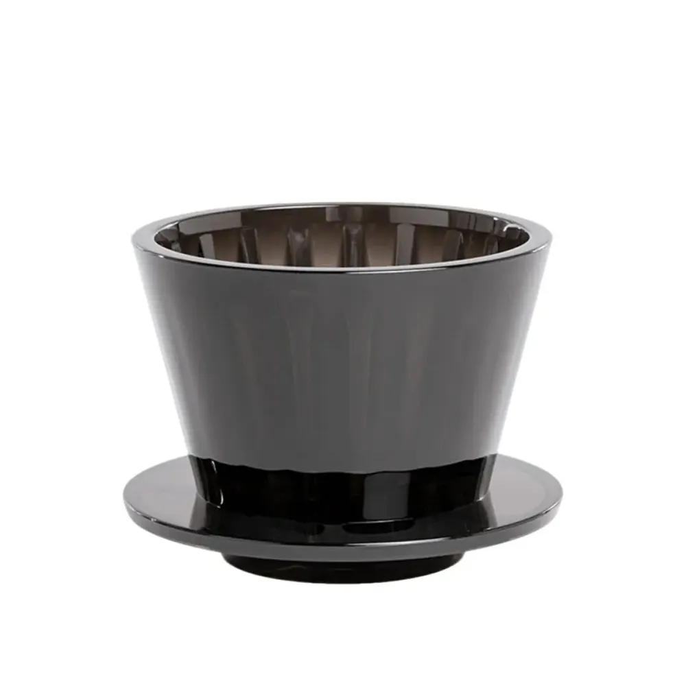 Timemore Crystal Eye B75 Plast Dripper - Amber Svart