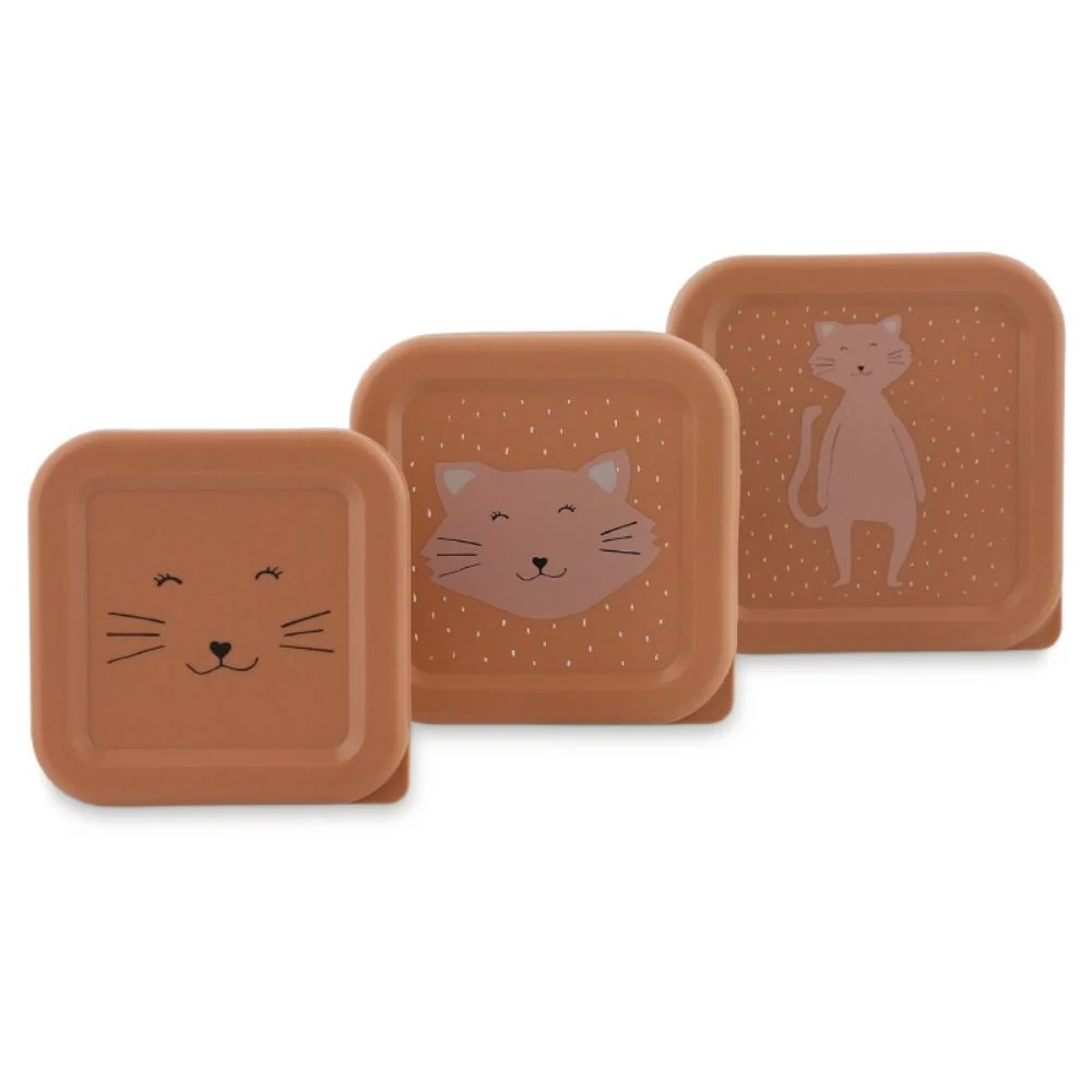 Trixie kattmatbehållare, set med 3 st.