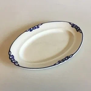 Villeroy & Boch Blå Olga Lille ovalt fad