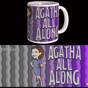 Wandavision Agatha All Along Mug – Officiell Marvel Disney+ Mugg