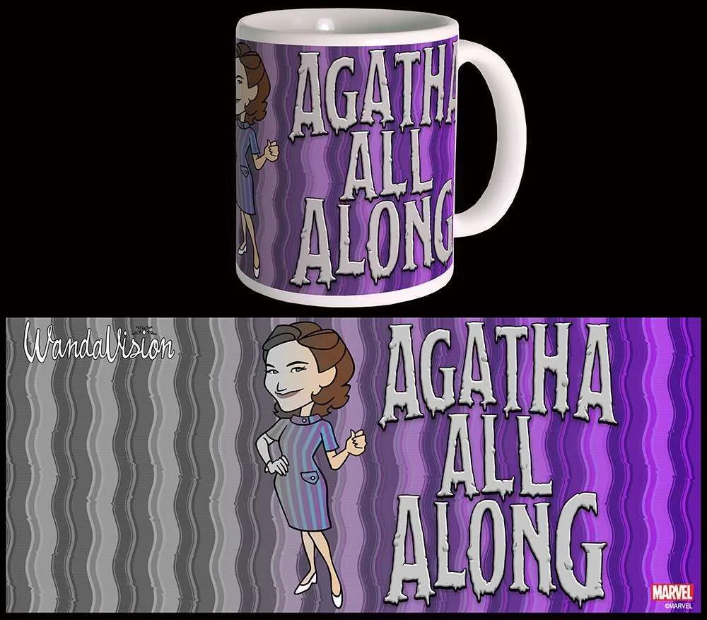 Wandavision Agatha All Along Mug – Officiell Marvel Disney+ Mugg