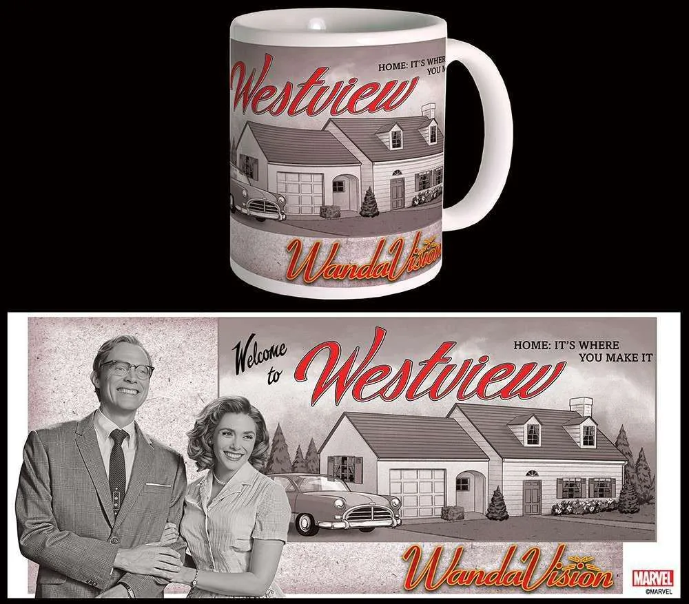 Wandavision Westview Mug – Officiell Marvel Disney+ Mugg
