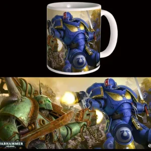 Warhammer 40k Ultramarines vs Nurgle Mug