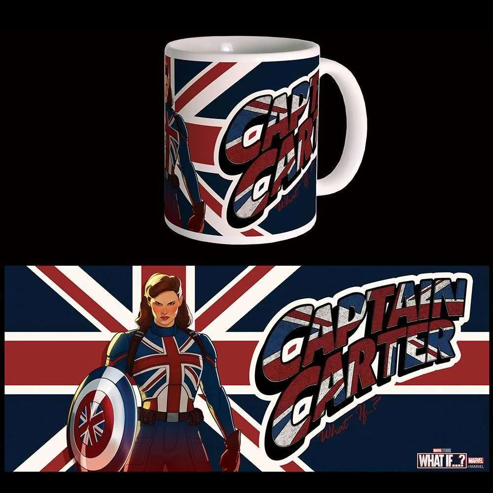 What If? Captain Carter Mug - Officiell Marvel Disney+ Kopp