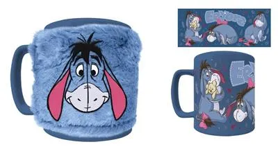Winnie Pooh (Eeyore) Fuzzy Mug - Mysig Kopp med Eeyore