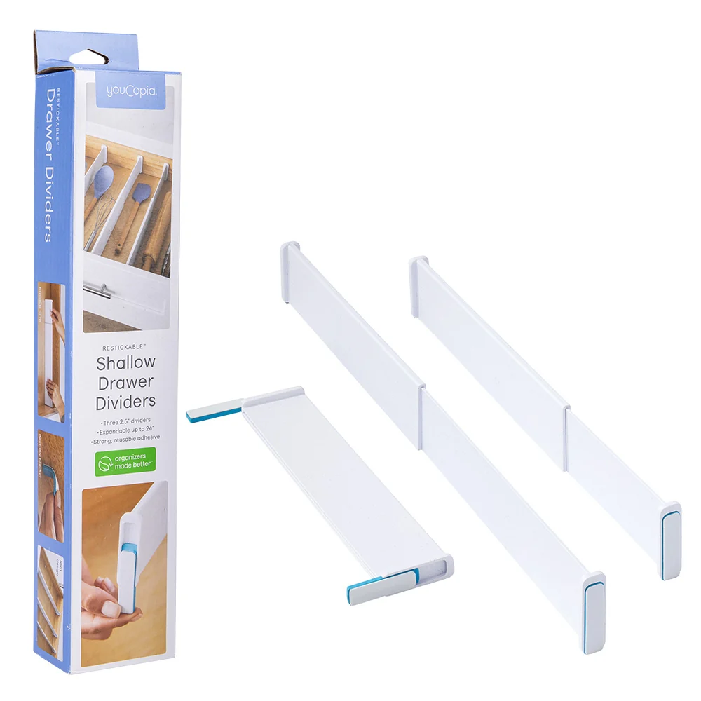 Youcopia RESTICKABLE GRANDA LUDARE DIVIDERS (PACK 3)