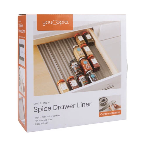 Youcopia Spiceliner Spice Drawer Liner 3M (grå)