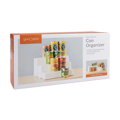 Youcopia Shelfsteps 3-hyllan kan arrangör
