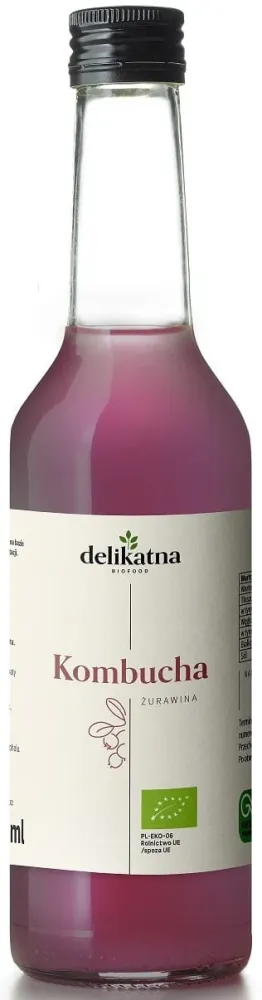 BIO-CRANBERRY-KOMBUCHA 270 ml - DELIKAT