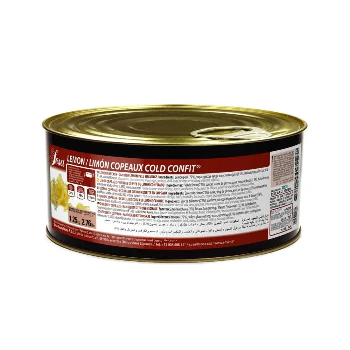 Citronkonfiterade flagor - 1,25 kg