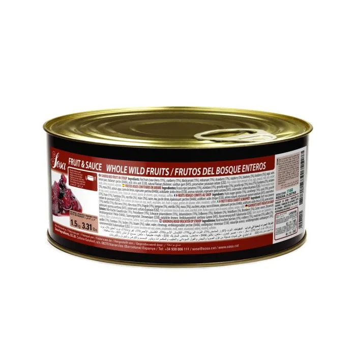 Hela röda bär 5x5 mm – 1,5 kg