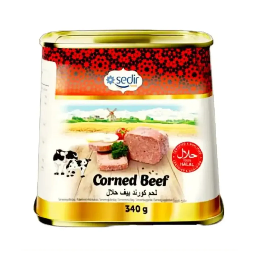 Corned Beef Sedir 340g – Klassisk nötköttsdelikatess för alla måltider