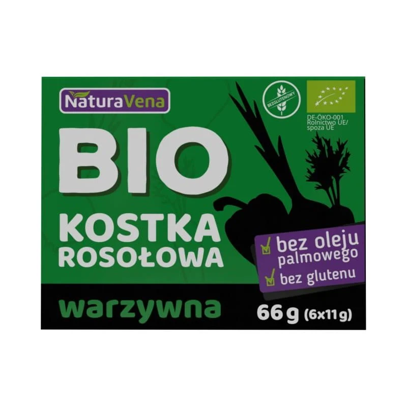 Grönsaksbuljongtärningar 66 g Ekologisk - NaturAvena