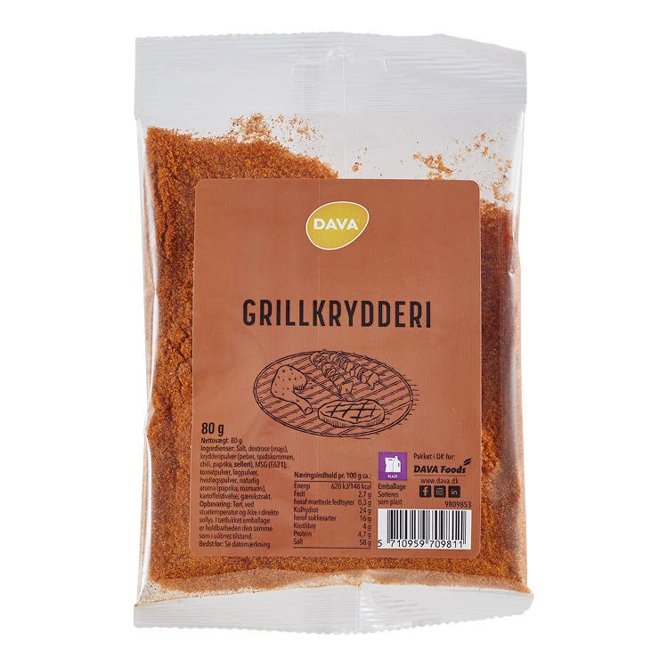 DAVA grillkrydda 80 g