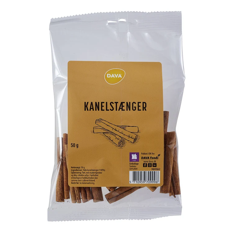 DAVA kanelstänger 50 g