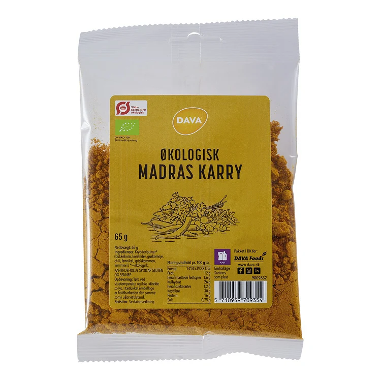 DAVA ekologisk madrasscurry 65 g