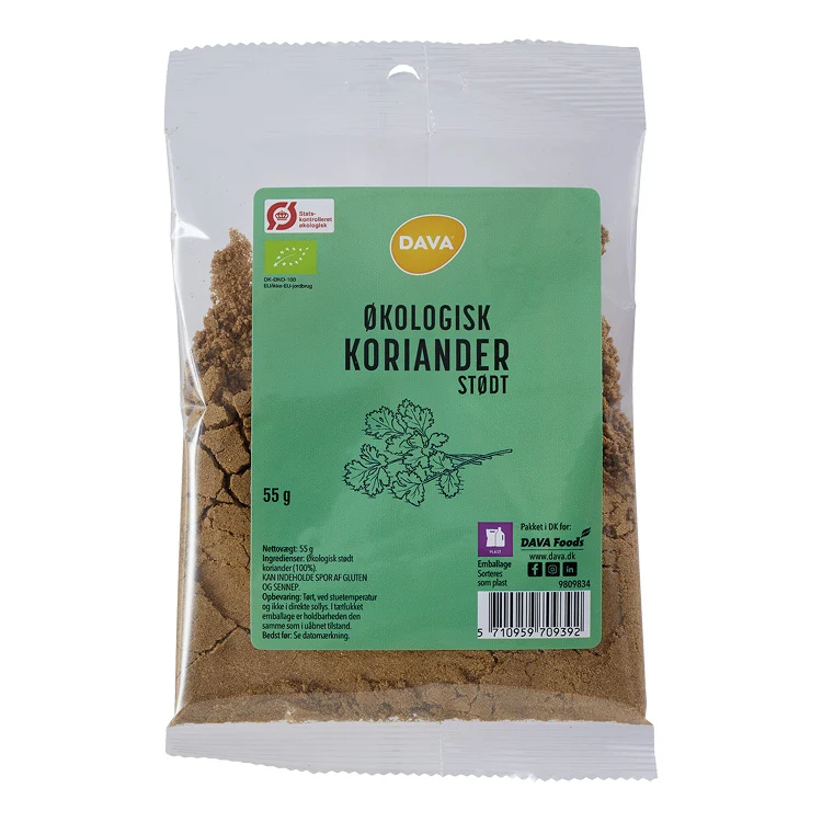 DAVA ekologisk malen koriander 55 g