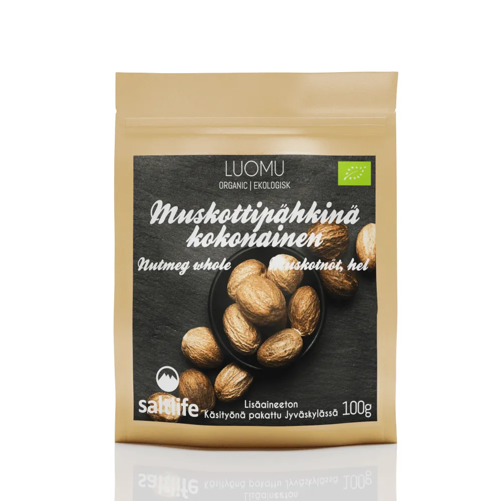 Muskotnöt, hel, 100 g