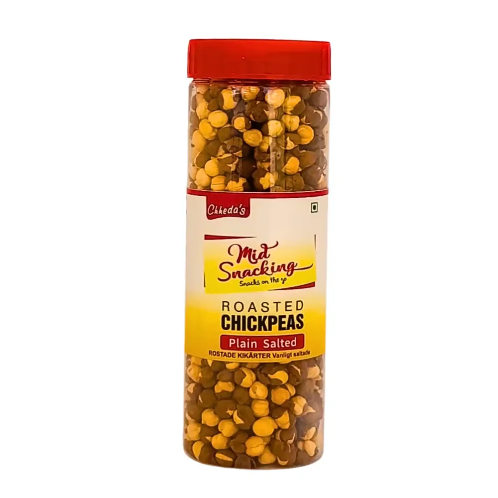 Chheda’s Rostade & Saltade Chana 200g - Knaprigt, salt och full av energi!