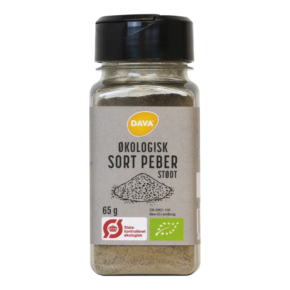 DAVA ekologisk malen svartpeppar 60 g