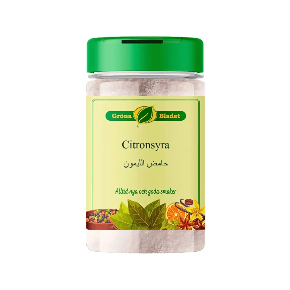 Gröna Bladet Citronsyra 220g – För Bakning, Saft & Städning