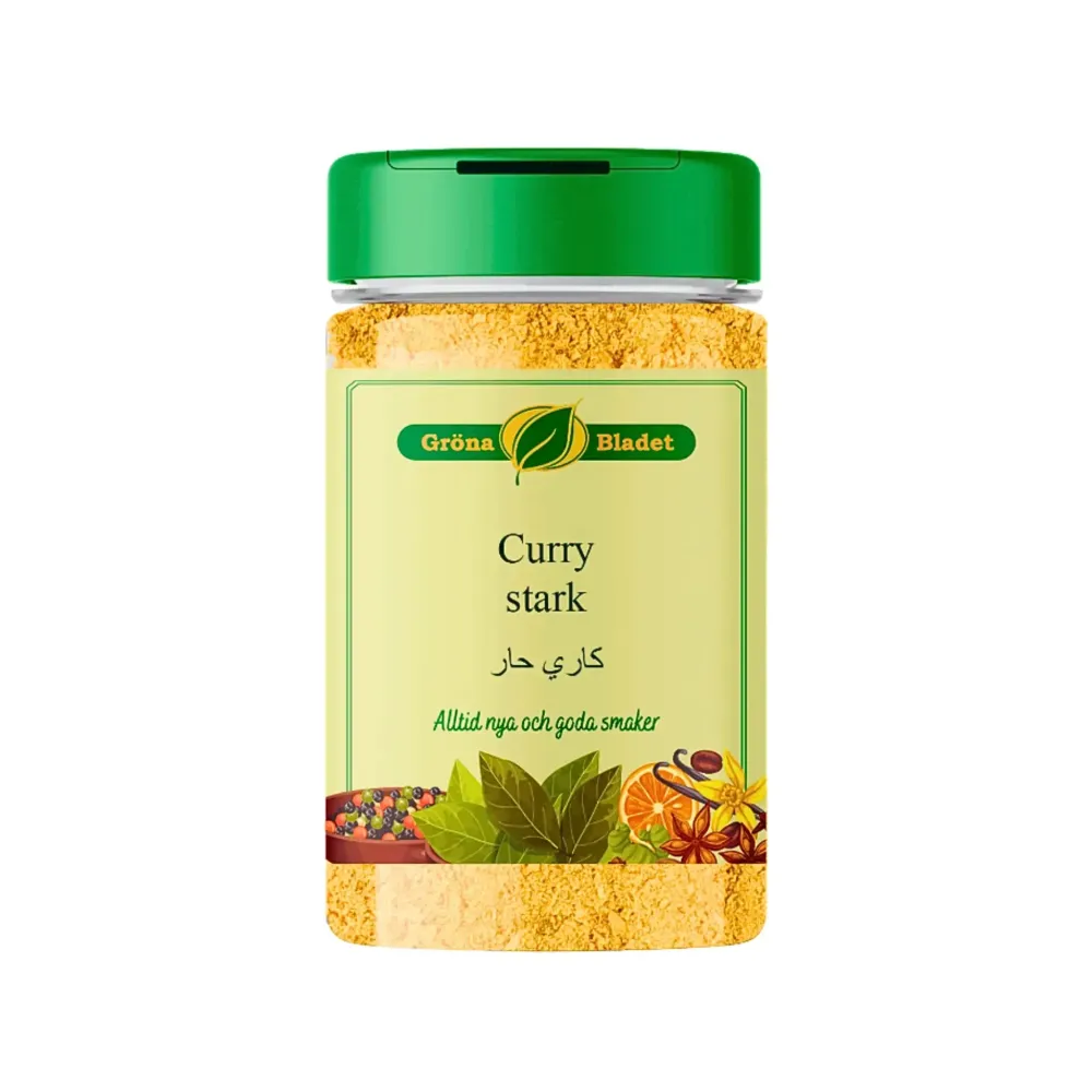 Gröna Bladet Curry Stark 140g – Het och smakrik curryblandning