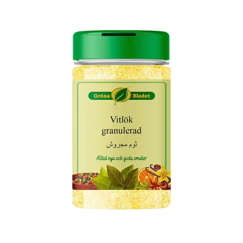 Gröna Bladet Granulerad Vitlök 150g – Smakrik & Bekväm
