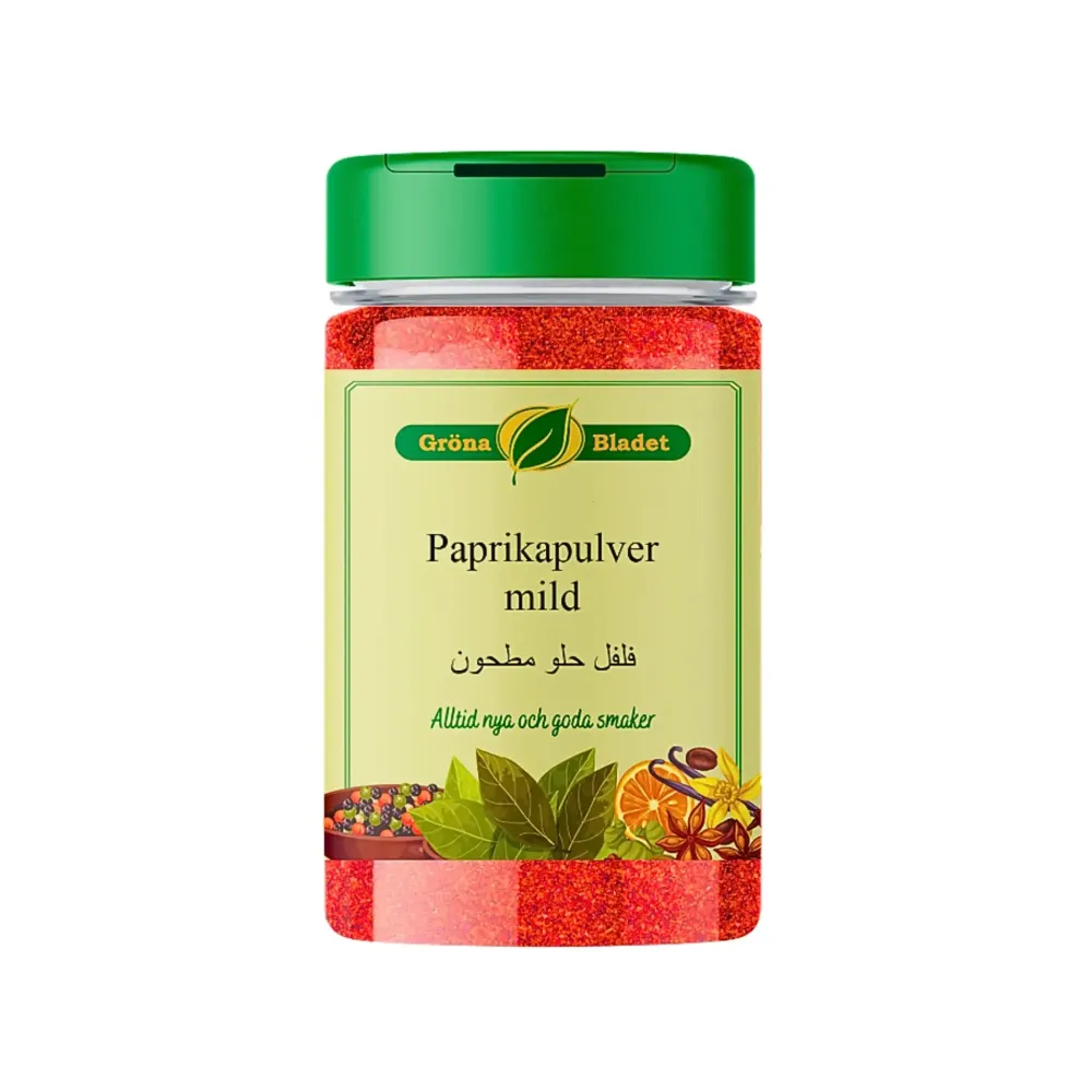 Gröna Bladet Paprikapulver Mild 120g – Fyllig Smak & Färg
