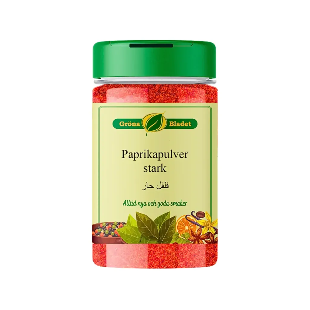 Gröna Bladet Paprikapulver Stark 120g – Hetta & Färg