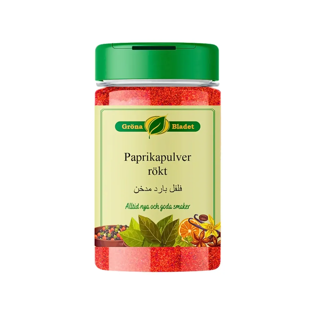 Gröna Bladet Rökt Paprikapulver 100g – Djup Rökig Smak