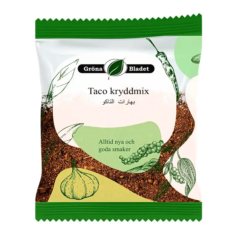 Gröna Bladet Taco Kryddmix, 40g - Förvandla din tacomiddag till en smakexplosion