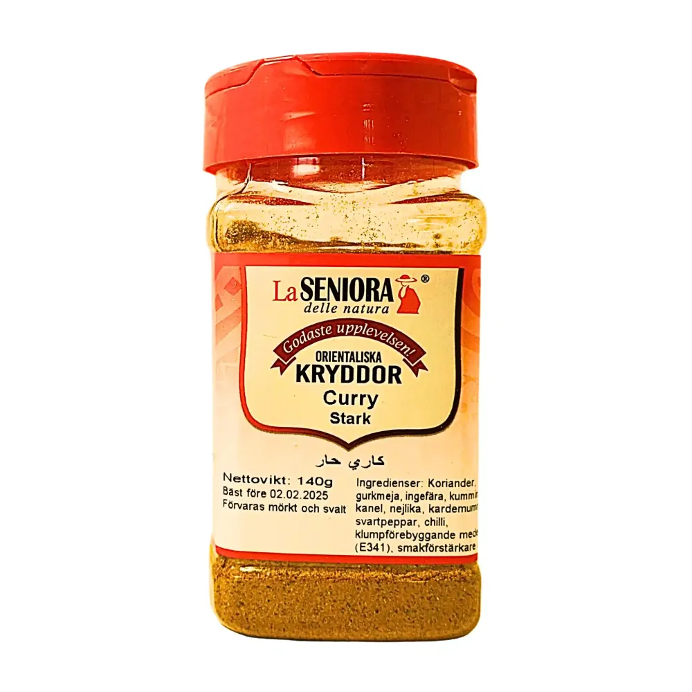 LaSeniora Curry stark burk 140g - Kort datum (Bäst före 20251006)