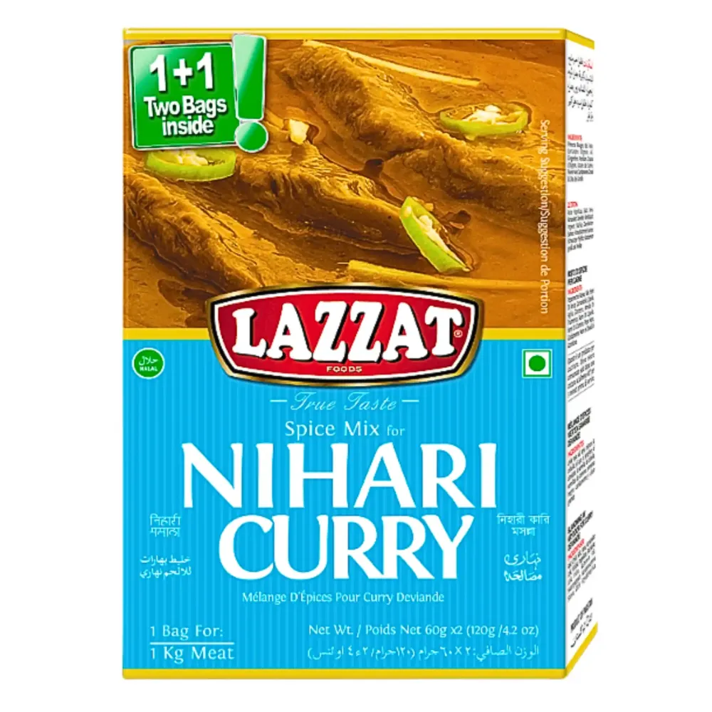 Lazzat Nihari Masala 100g - Utgånget datum med garanti