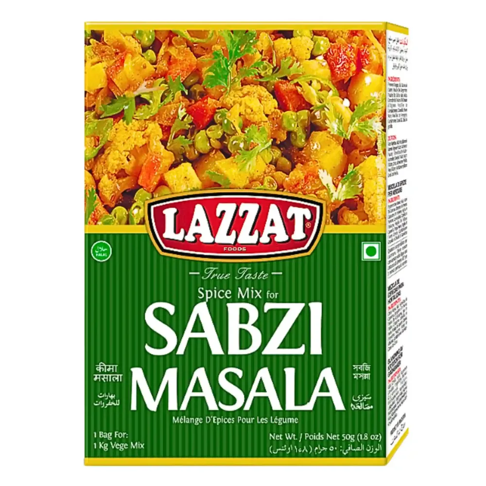 Lazzat Sabzi Masala 100g - Utgånget datum nyligen med garanti