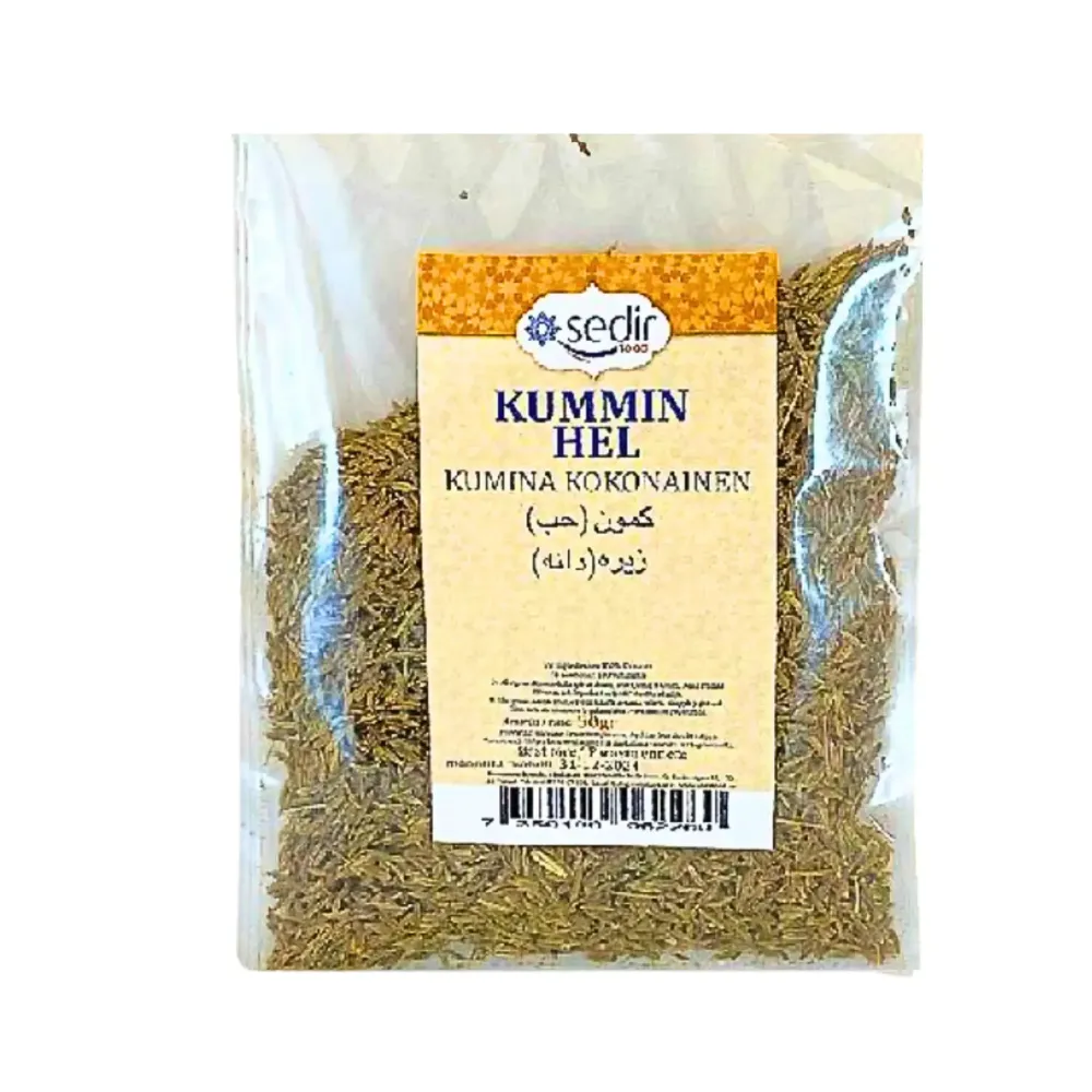 Sedir Spiskummin hel Påse 50g – Aromatiska frön för matlagning