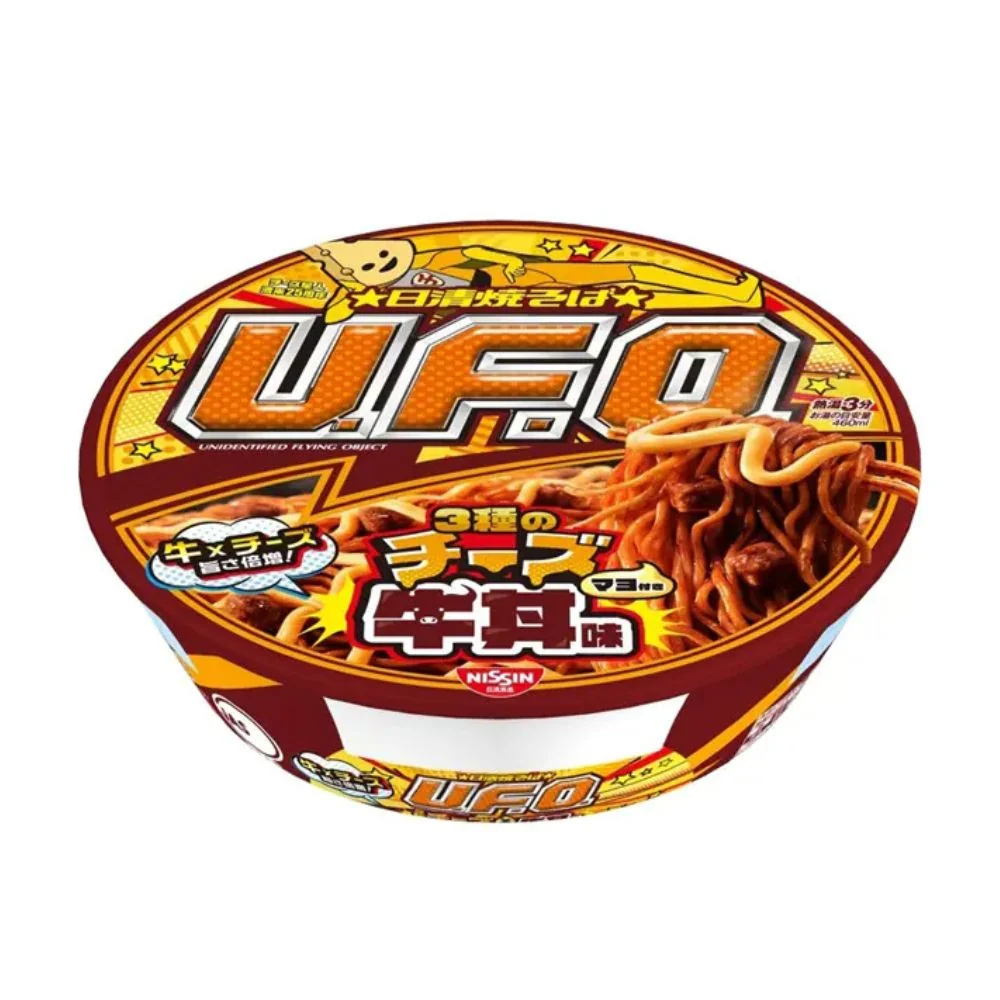 Nissin Yakisoba UFO - 3 Sorters Ost [Begränsad Upplaga]