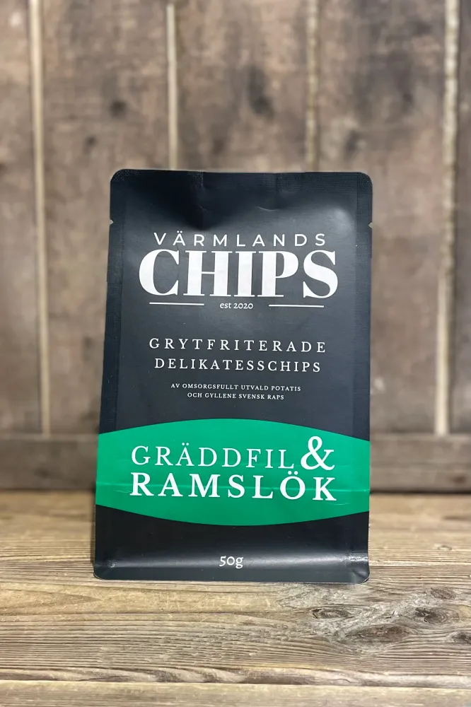 Värmlandschips Gräddfil & Ramslök