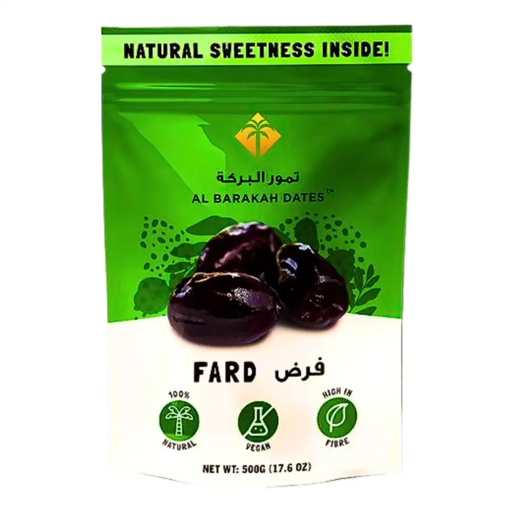 Al Barakah Fard Dates (Saudi) 500g – Den naturliga snacksfavoriten